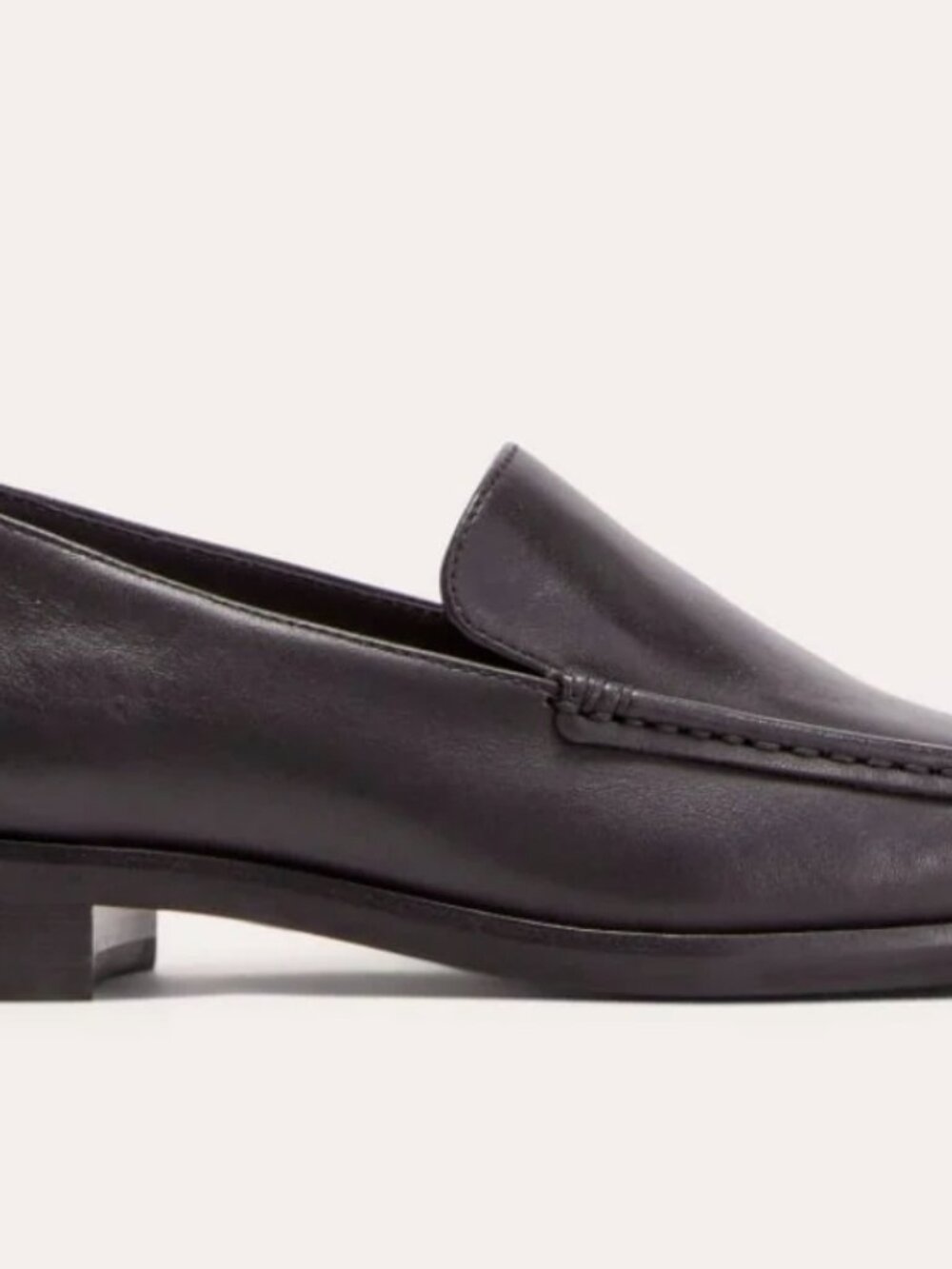 Everlane Modern Loafer Black Leather Women's Sizes NEW Classic Preppy - Picture 3 of 16